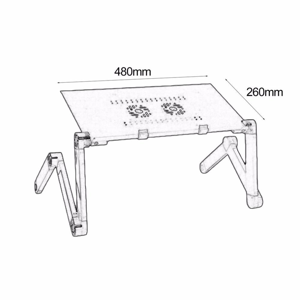 Foldable Laptop Table Stand - Modern Home Office